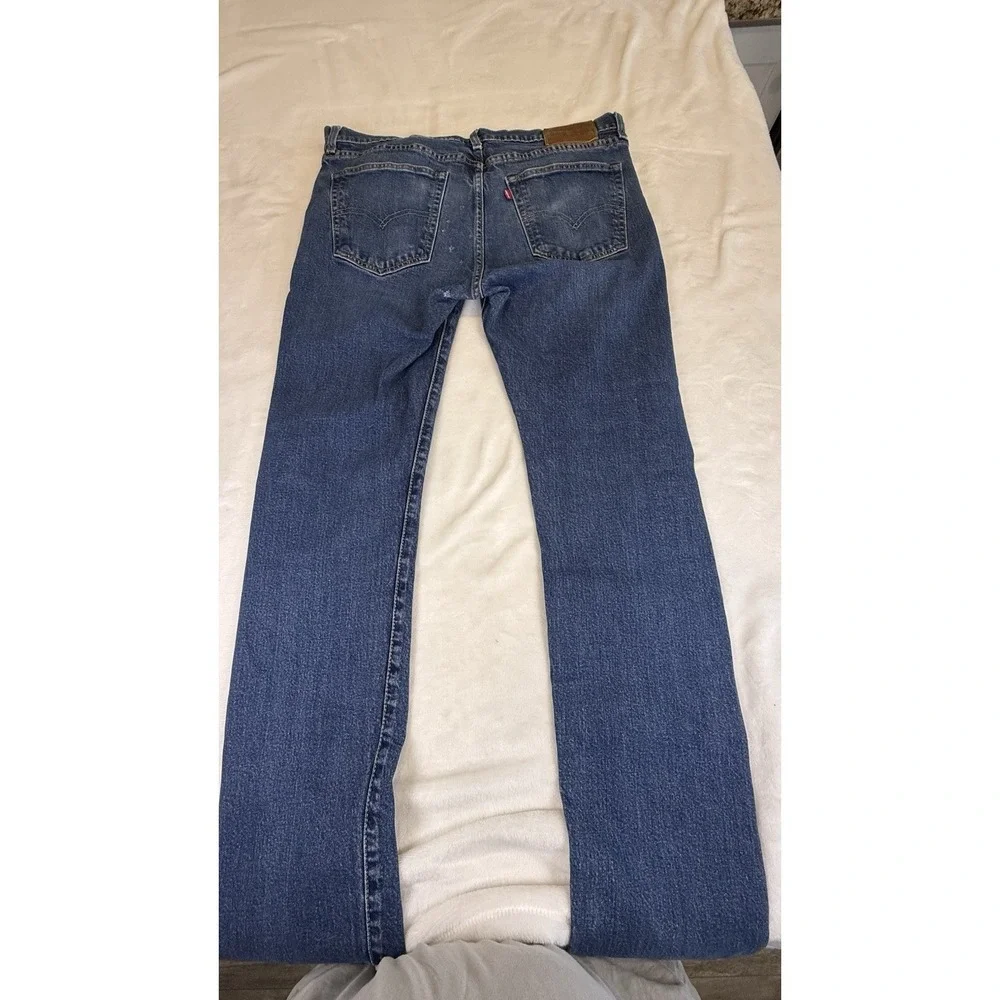 Vintage Levi's Premium 514 Straight Fit Jeans‎ Men 34x32 Medium Wash Denim